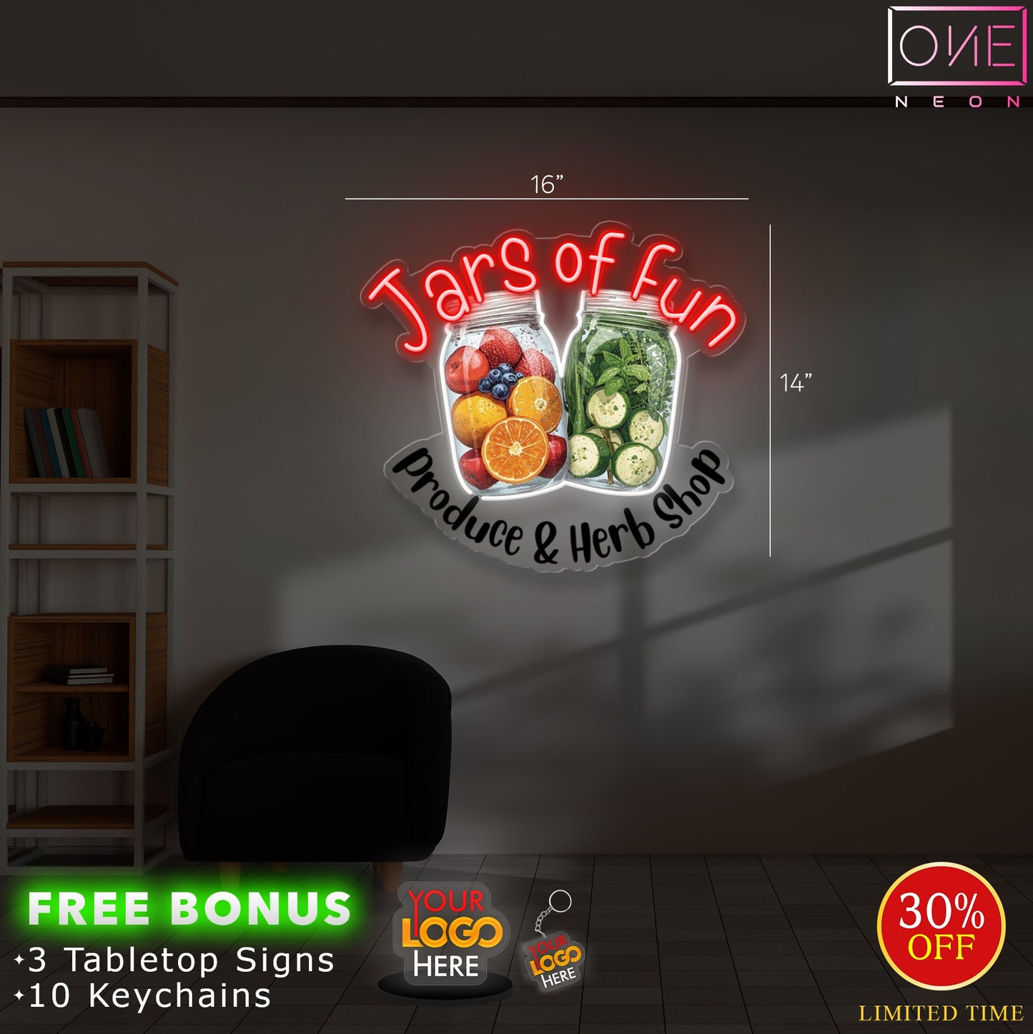 Jars of fun | Led Neon Sign