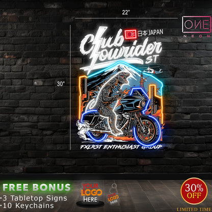 SPECTRE INDUSTRIES + CLUB LOWRIDER ST | Led Neon Sign (11 signs)
