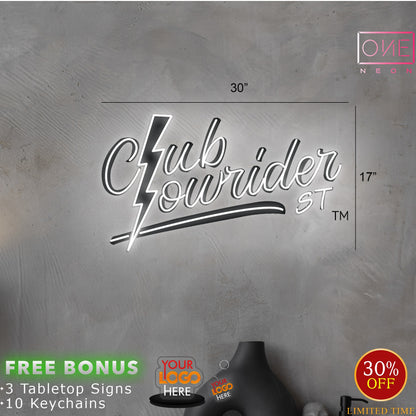 SPECTRE INDUSTRIES + CLUB LOWRIDER ST | Led Neon Sign (11 signs)