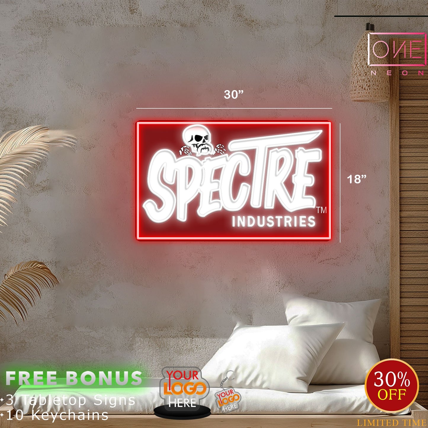SPECTRE INDUSTRIES + CLUB LOWRIDER ST | Led Neon Sign (11 signs)