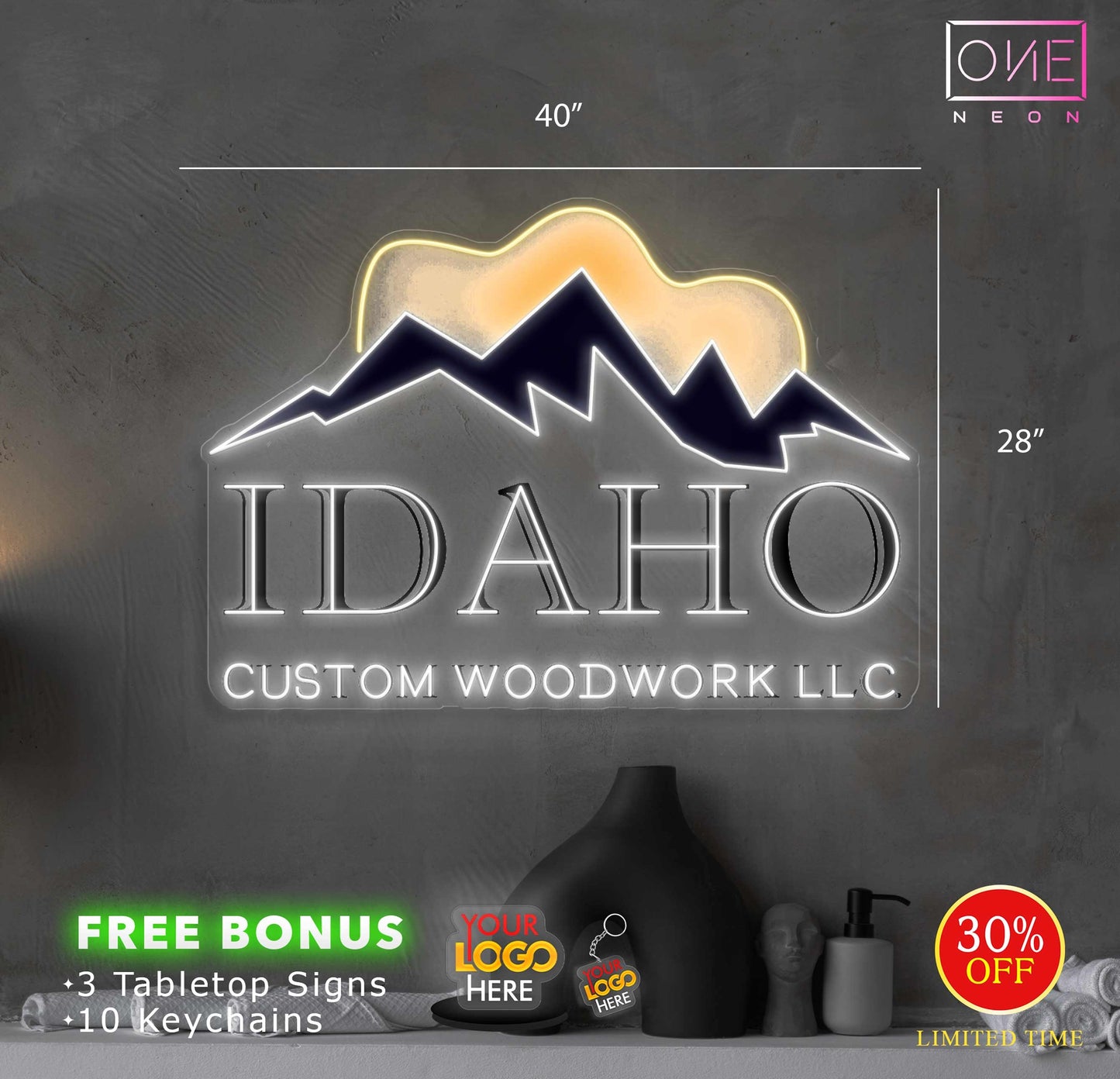 IDAHO | LED Neon Sign