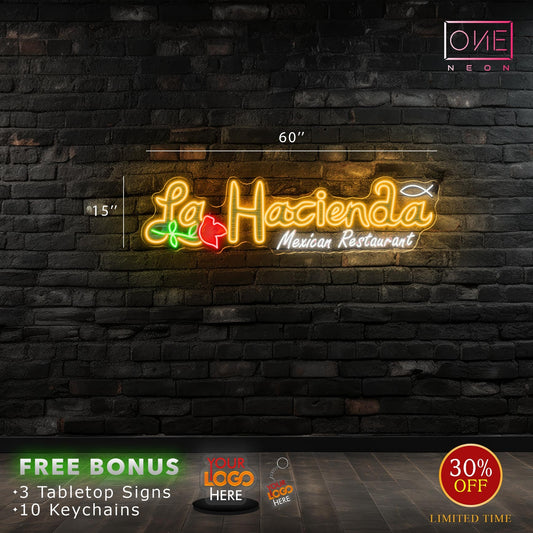 La Hacienda Mexican restaurant | Led Neon Sign