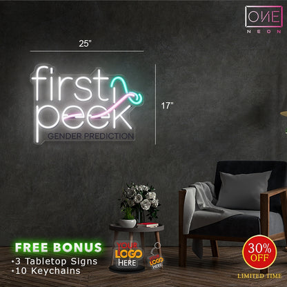 FIRST PEEK logo | Led Neon Sign