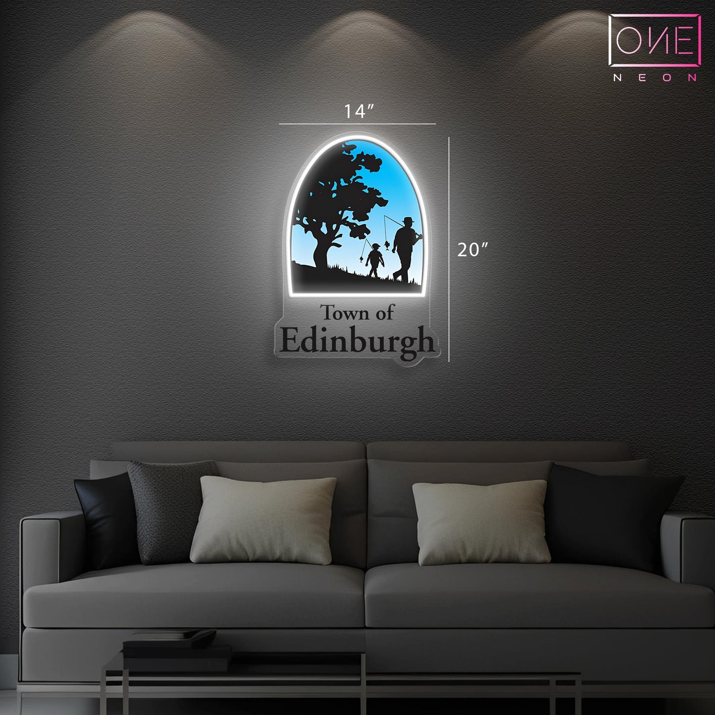 Town of Edinburgh | LED Neon Sign