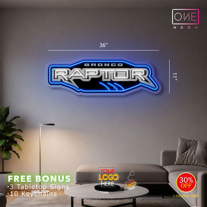 COYOTE + SHELBY + BRONCO RAPTOR | Led Neon Sign (8 signs)