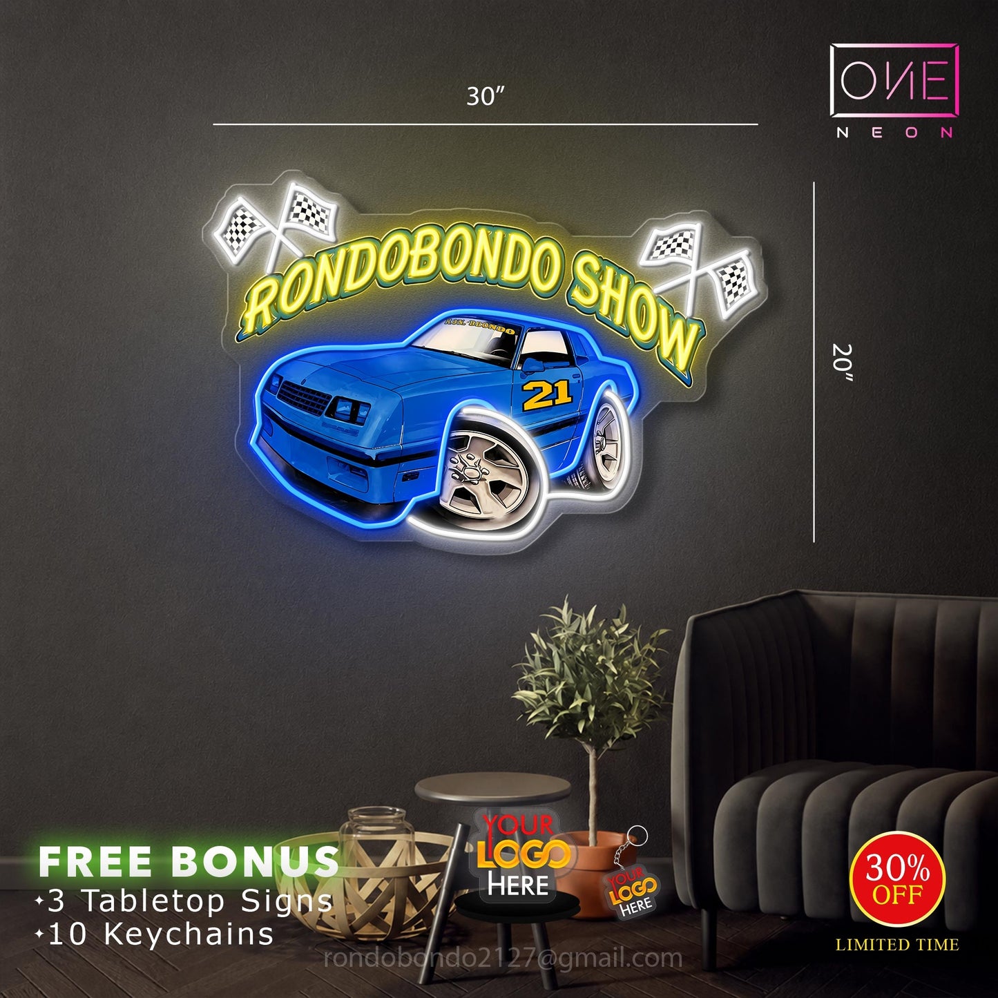 RONDOBONDO SHOW | LED Neon Sign