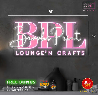 BPL & TUFT'N RUGGIT | LED Neon Sign (2 signs)