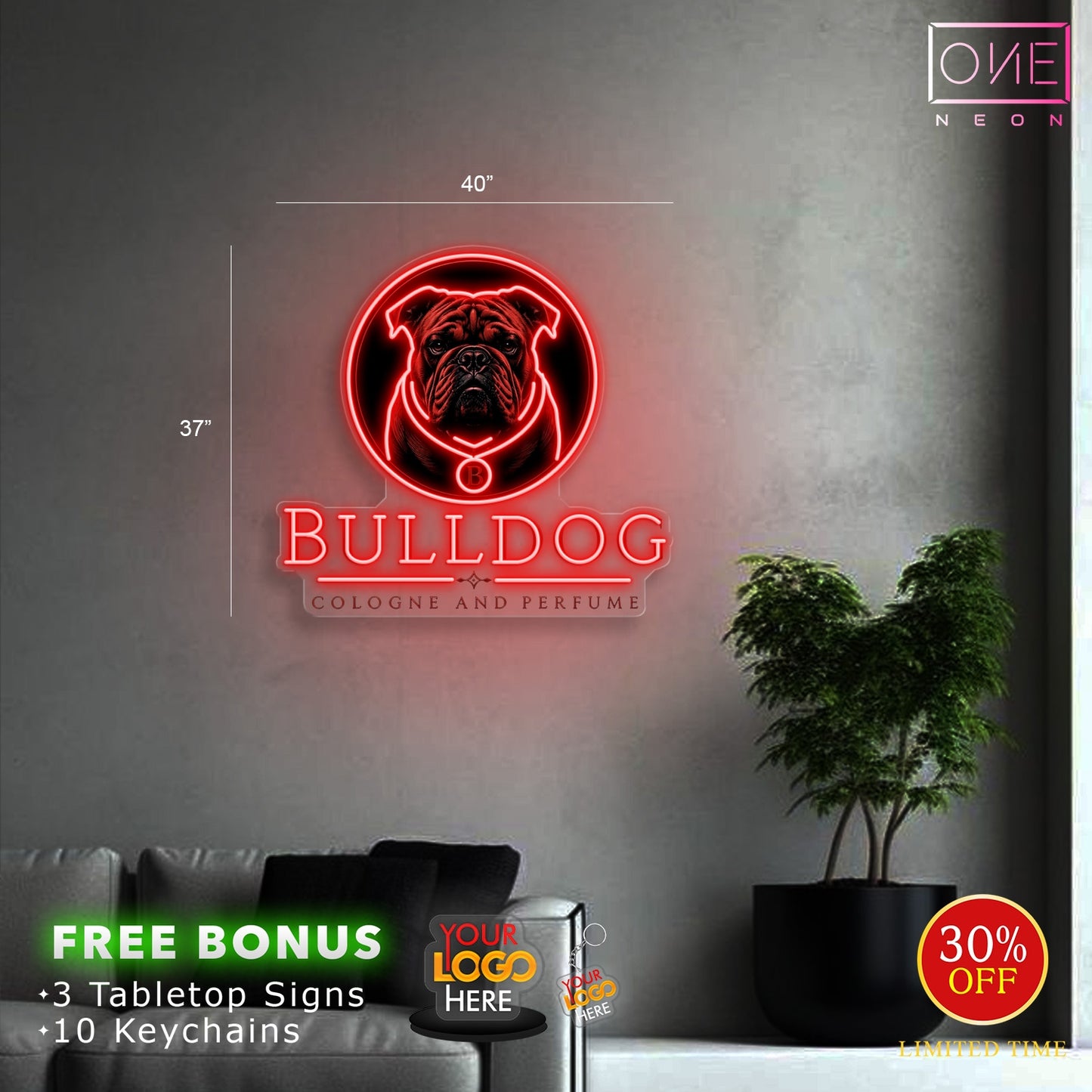 BULLDOG | LED Neon Sign