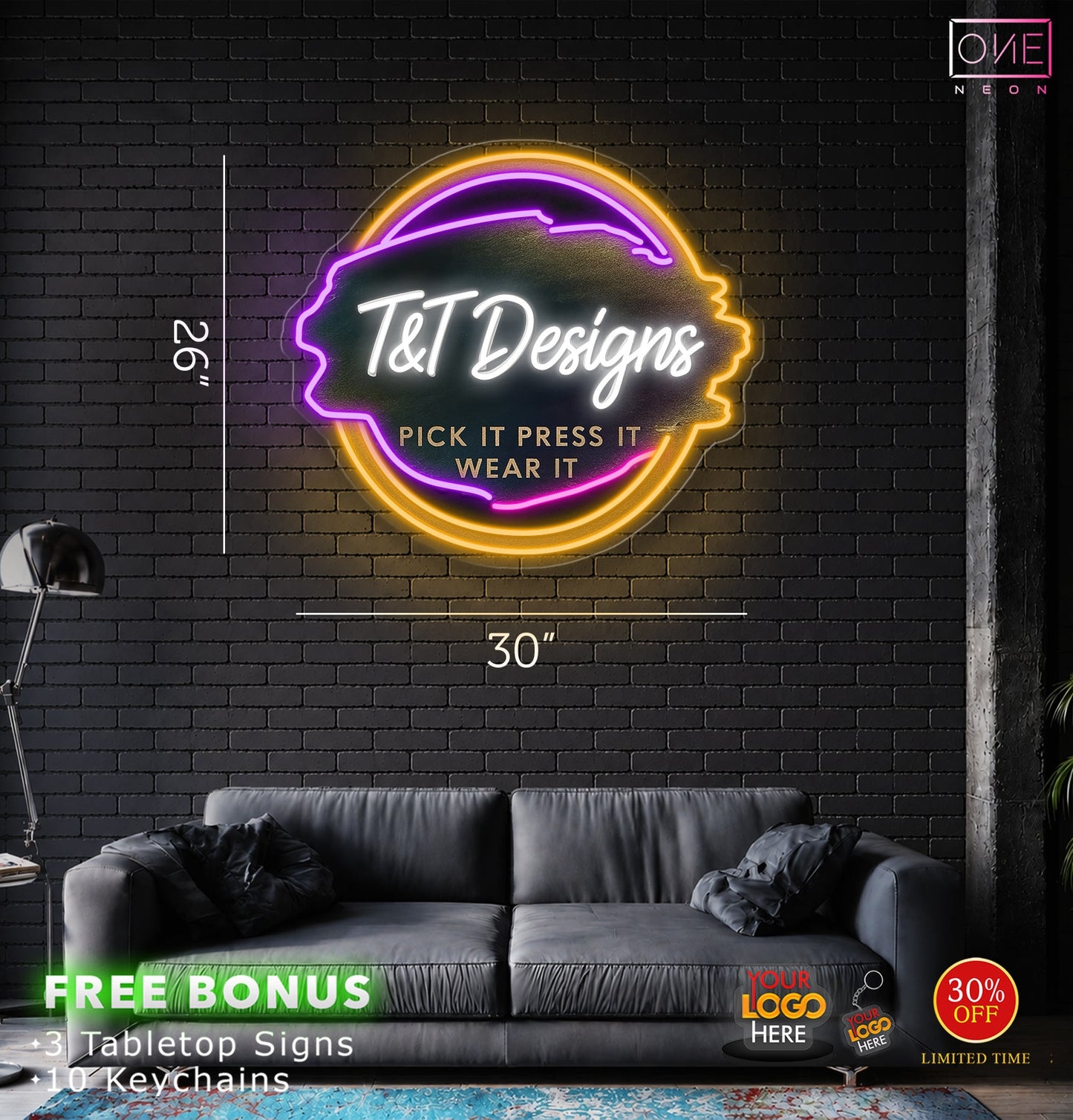 T&T DESIGNS | LED Neon Sign