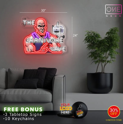 THE CARNIVORE CAVE | LED Neon Sign