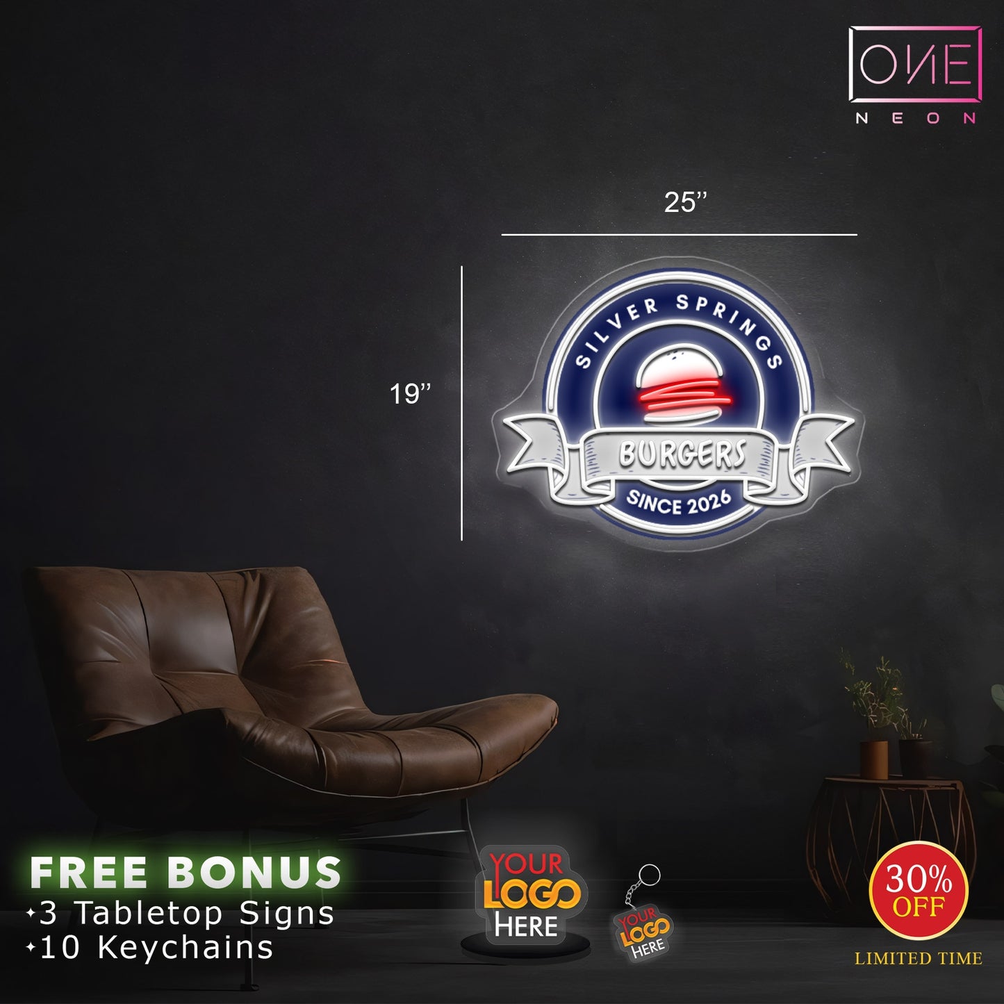 Burgers | Led Neon Sign