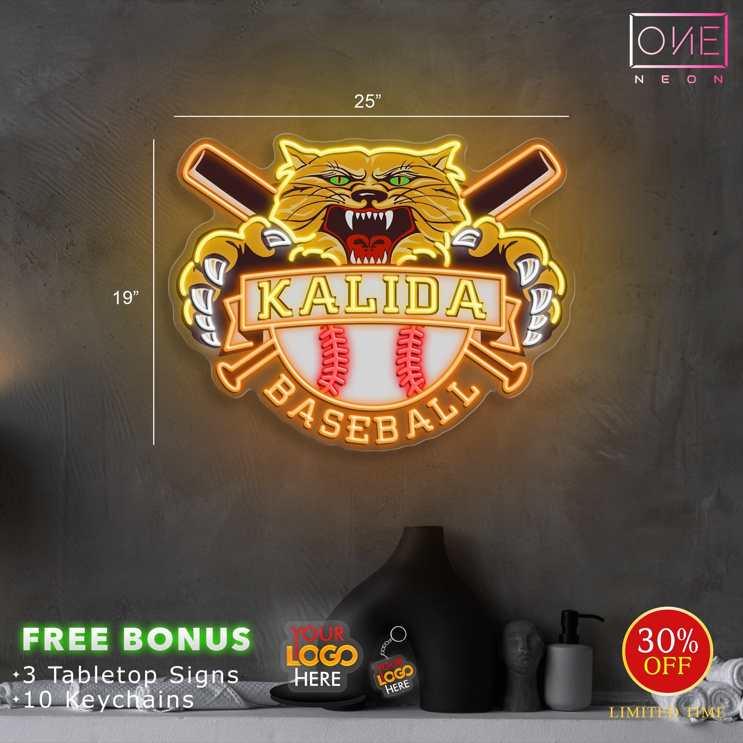 KALIDA | LED Neon Sign (6 signs)