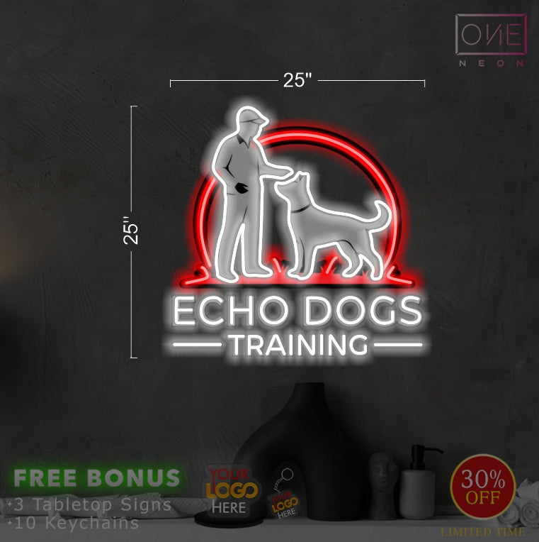 ECHO DOGS | LED Neon Sign