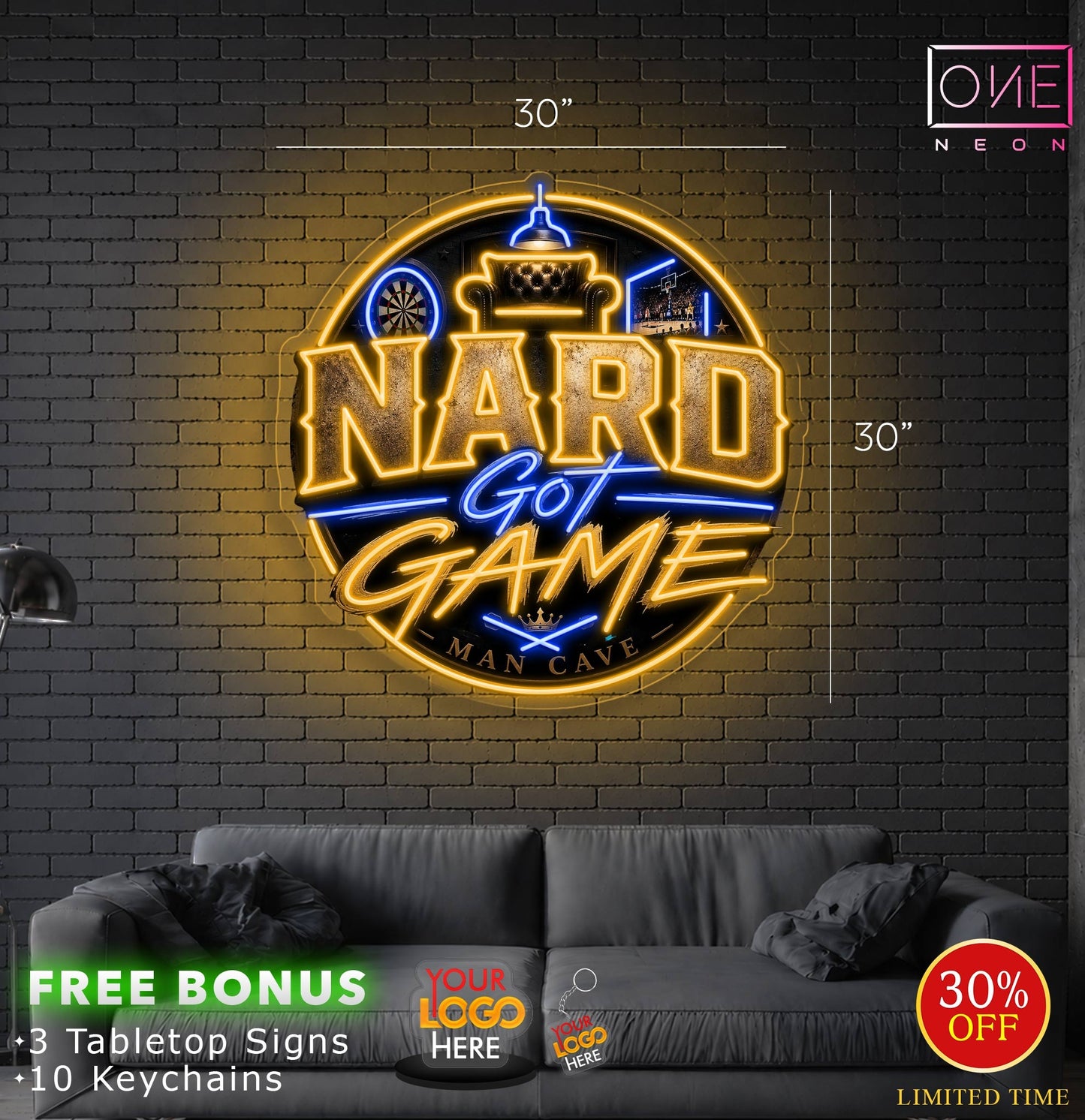 NARD GOT GAME | LED Neon Sign