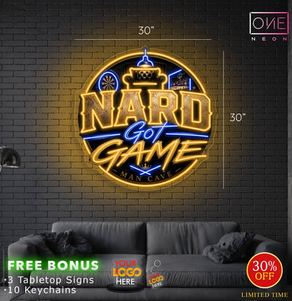 NARD GOT GAME | LED Neon Sign