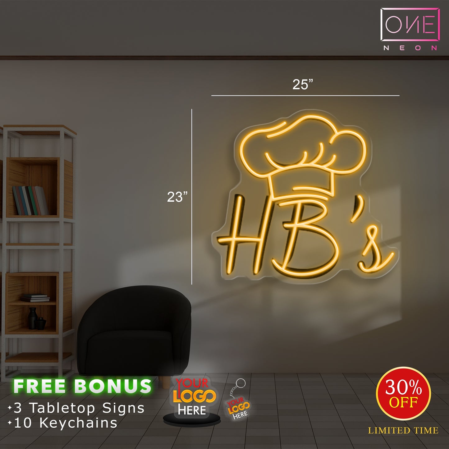 HB'S | LED Neon Sign