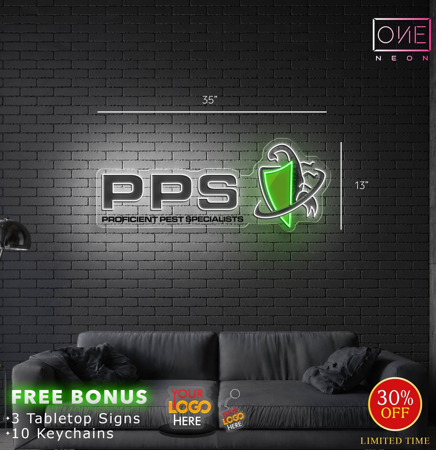 PEST CONTROL | LED Neon Sign (3 signs)