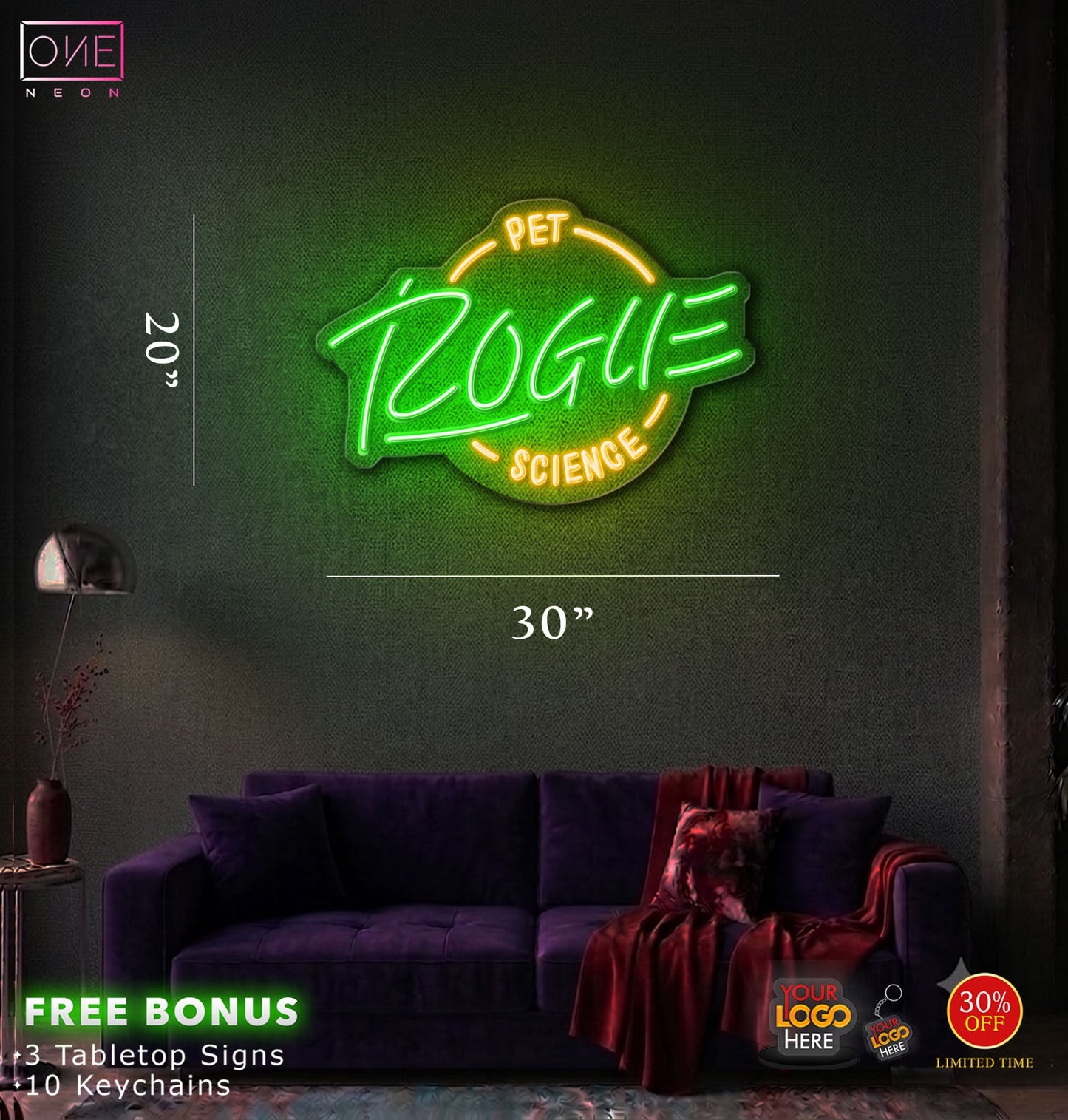 PET | LED Neon Sign (2 signs)