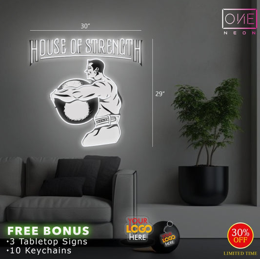 HOUSE OF STRENGTH | LED Neon Sign