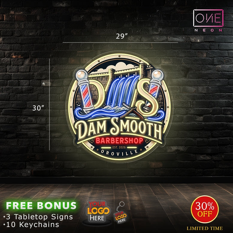 DAM SMOOTH | LED Neon Sign (2 signs)