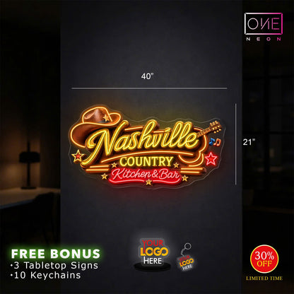 Nashville | LED Neon Sign (waterproof)