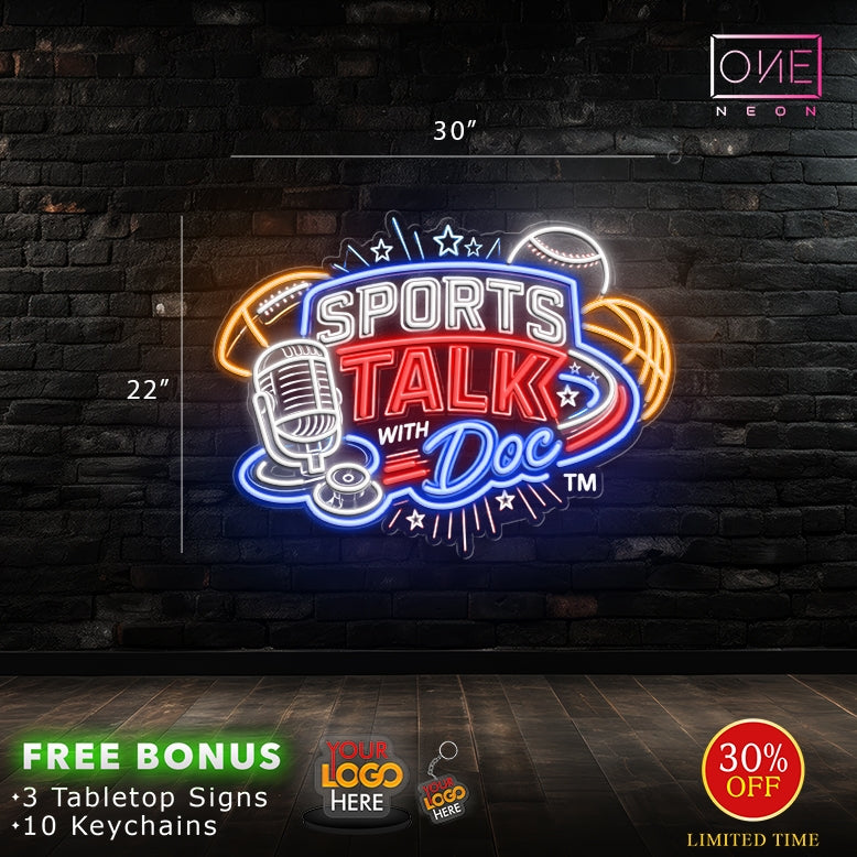SPORTS TALK | LED Neon Sign