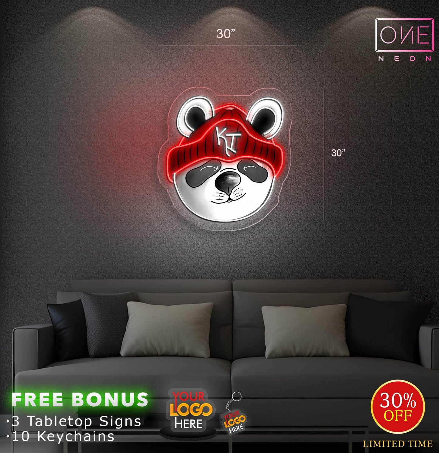 PANDA | LED Neon Sign