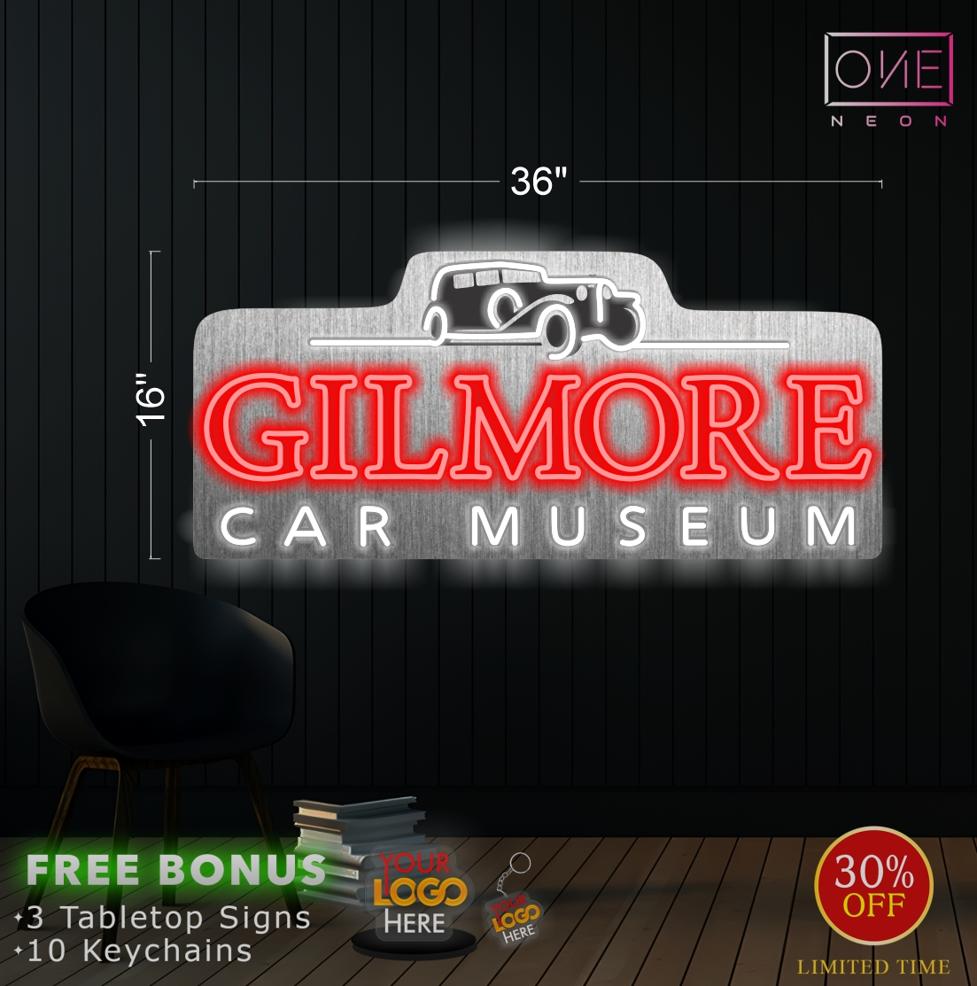 GILMORE | LED Neon Sign (5 signs)