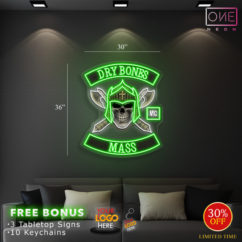 DRY BONES MASS | LED Neon Sign