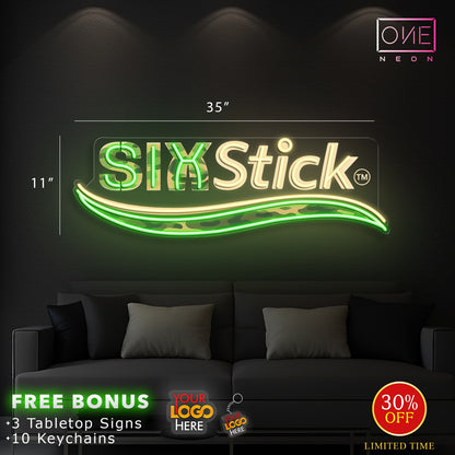 SIX Stick | LED Neon Sign