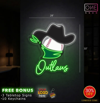 OUTLAWS | LED Neon Sign