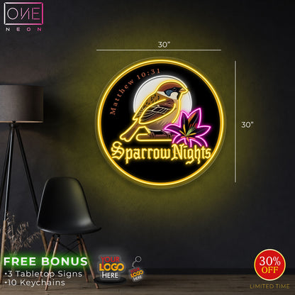 Sparrow Nights | LED Neon Sign