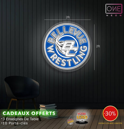 BELLEVUE WRESTLING | LED Neon Sign