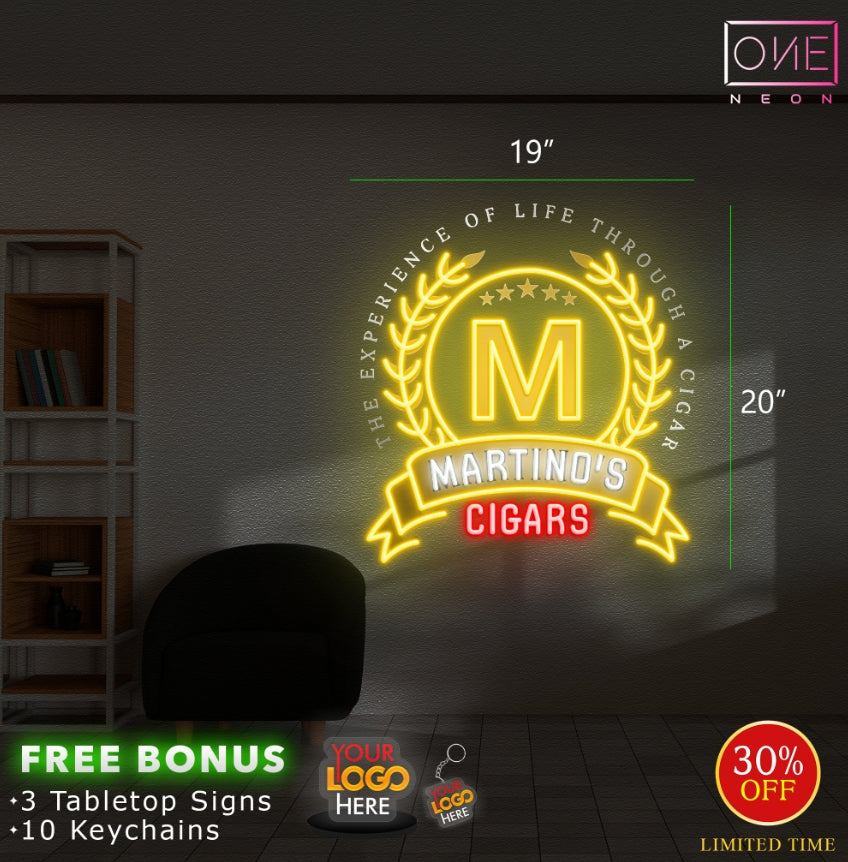 MARTINO'S CIGARS | LED Neon Sign