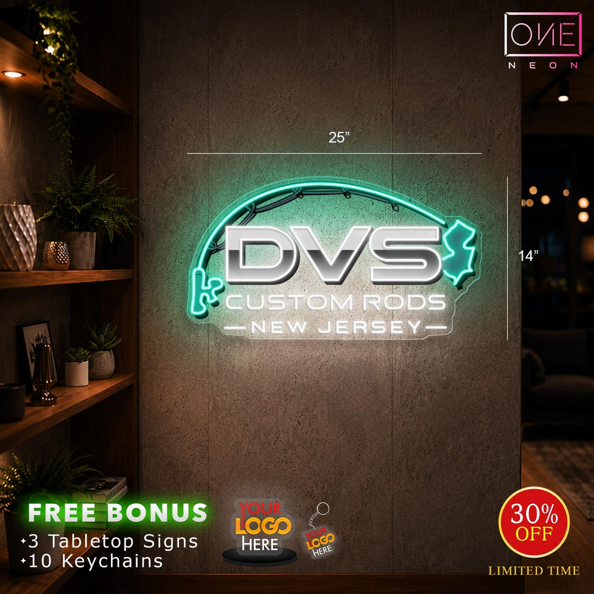 DVS logo | LED Neon Sign