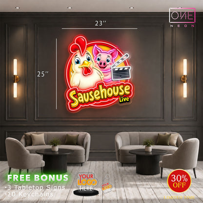 SAUSE HOUSE | LED Neon Sign