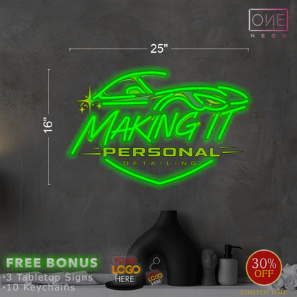 MAKING IT PERSONAL DETAILING | LED Neon Sign