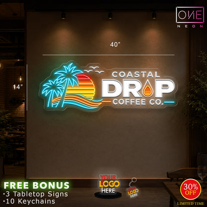 COASTAL DRIP COFFEE CO | LED Neon Sign