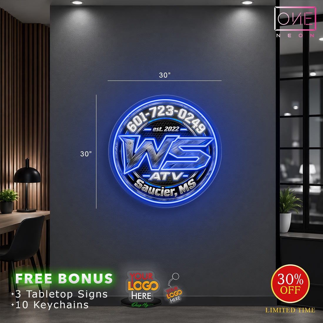 WS logo | LED Neon Sign