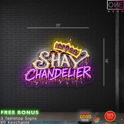 SHAY CHANDELIER | LED Neon Sign