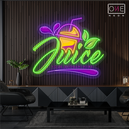 Fruit Juice Artwork Led Neon Sign