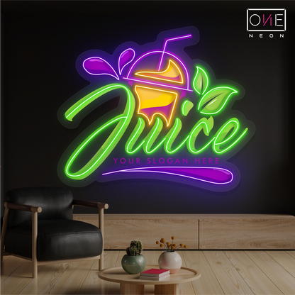 Fruit Juice Artwork Led Neon Sign