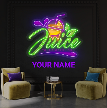 Fruit Juice Artwork Led Neon Sign