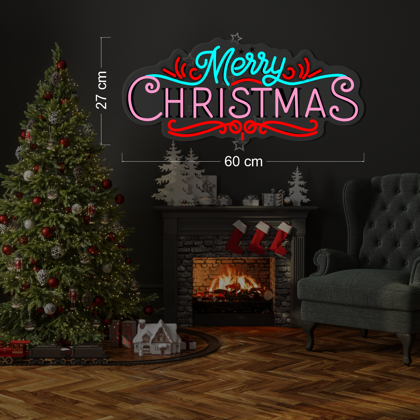 Merry Christmas LED Neon Sign