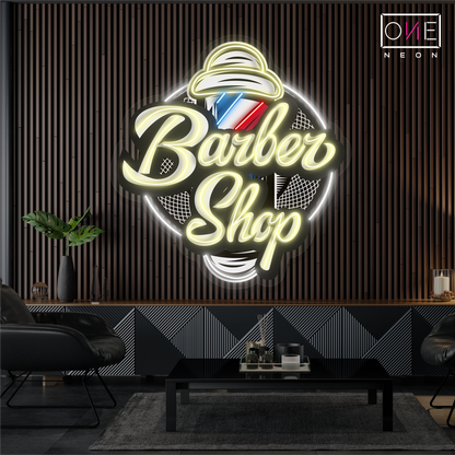 Barber Shop Classic Artwork Led Neon Sign