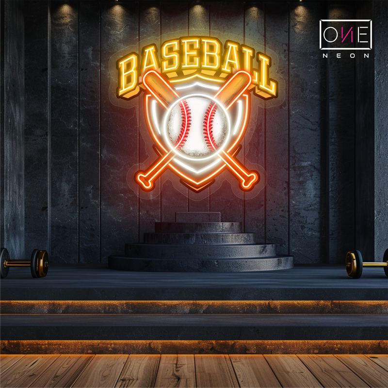 Baseball Team Artwork Led Neon Sign