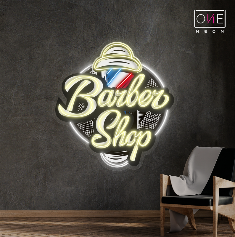 Barber Shop Classic Artwork Led Neon Sign