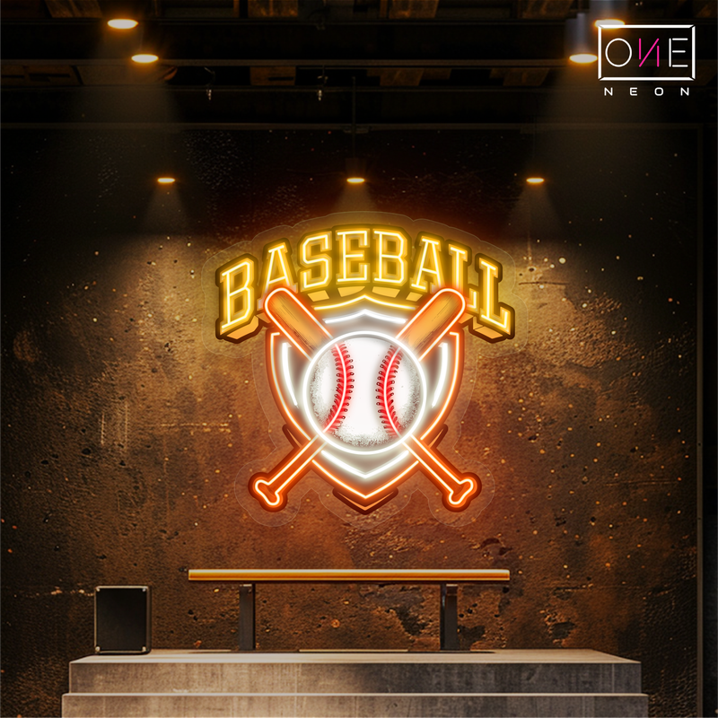 Baseball Team Artwork Led Neon Sign