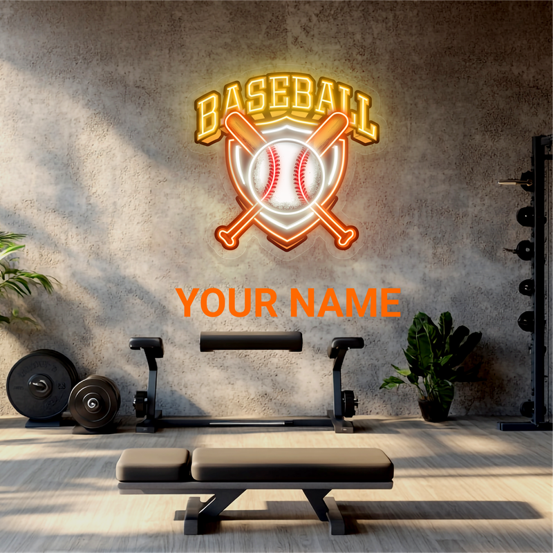 Baseball Team Artwork Led Neon Sign