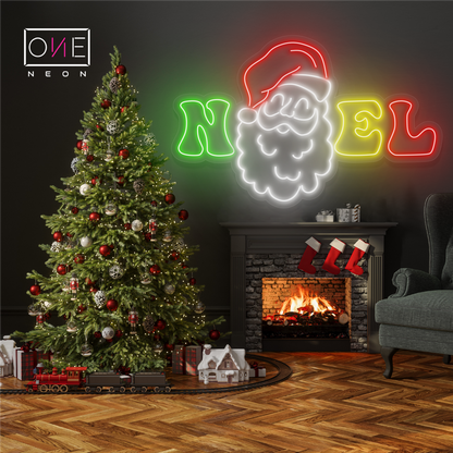 Santa Noel Artwork Led Neon Sign